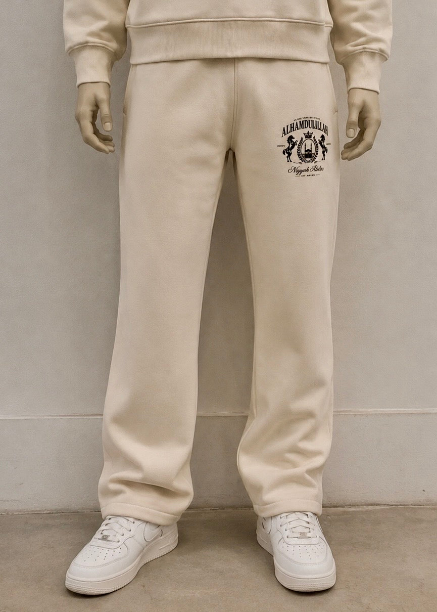 “Alhamdulillah” Pants — Cream