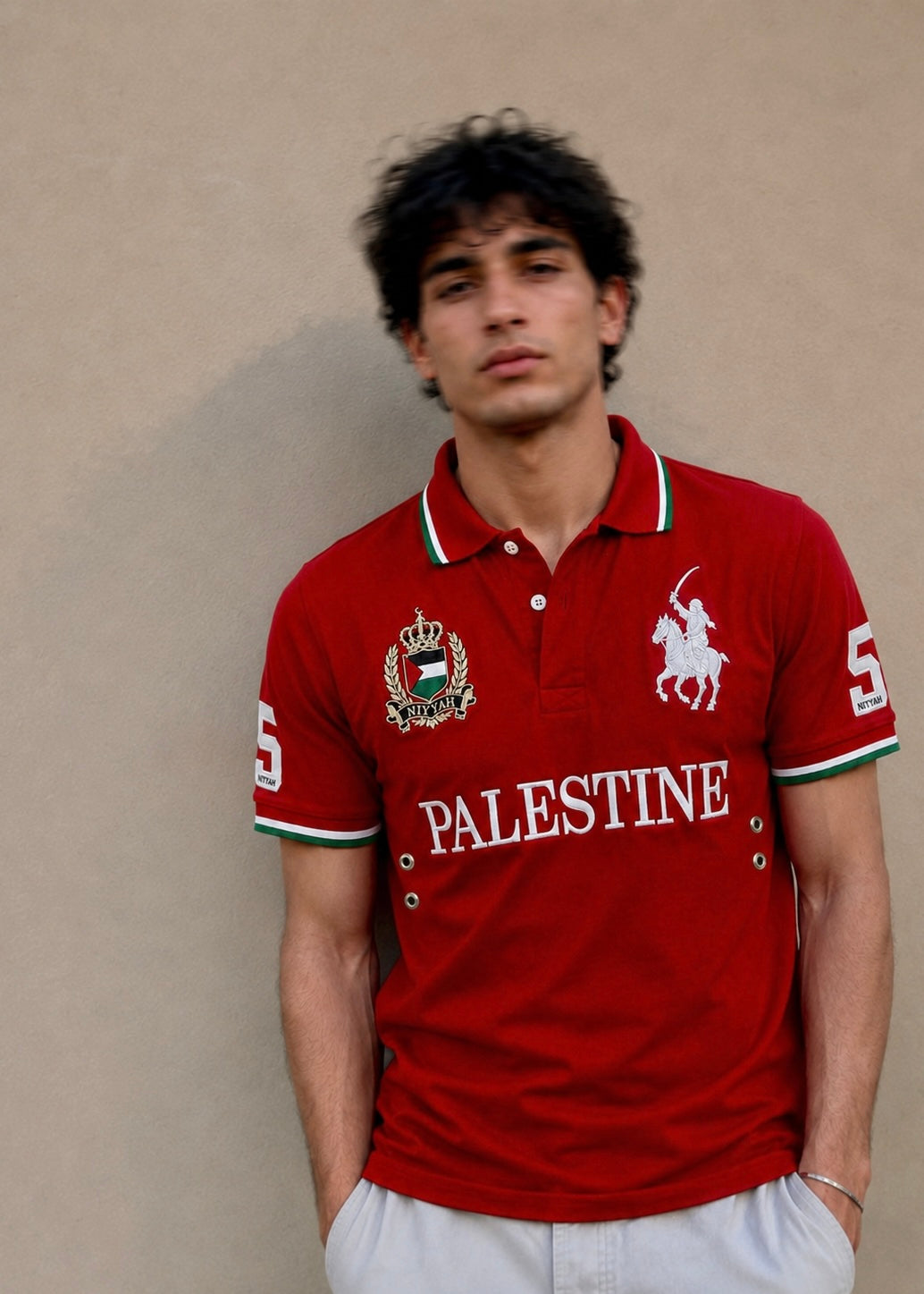 "Palestine" – Polo Shirt